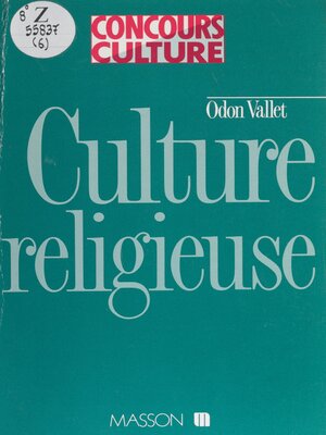 cover image of Culture religieuse